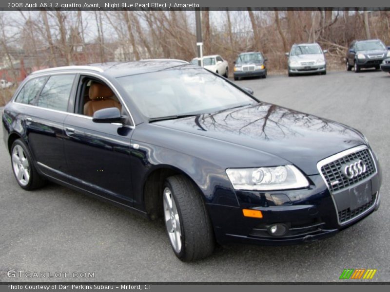 Night Blue Pearl Effect / Amaretto 2008 Audi A6 3.2 quattro Avant