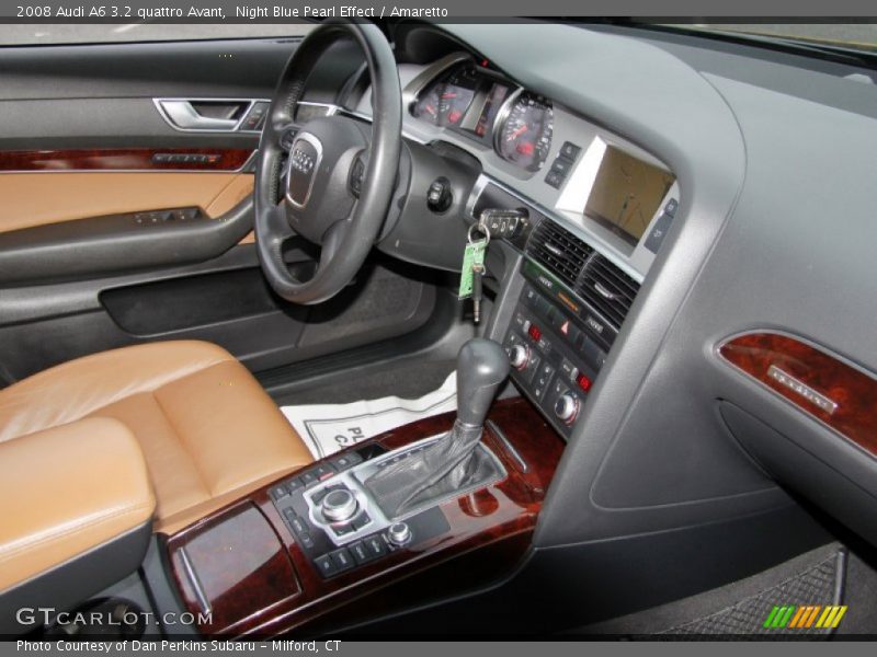 Night Blue Pearl Effect / Amaretto 2008 Audi A6 3.2 quattro Avant