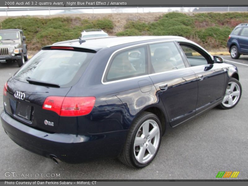 Night Blue Pearl Effect / Amaretto 2008 Audi A6 3.2 quattro Avant