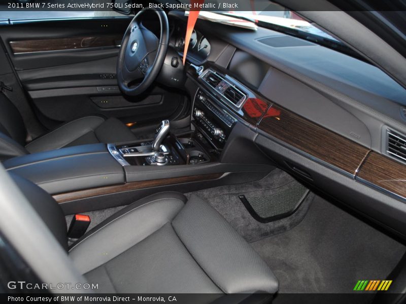  2011 7 Series ActiveHybrid 750Li Sedan Black Interior