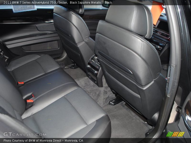  2011 7 Series ActiveHybrid 750Li Sedan Black Interior