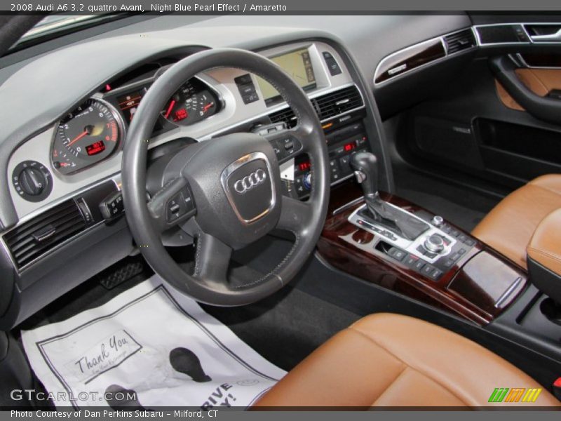 Night Blue Pearl Effect / Amaretto 2008 Audi A6 3.2 quattro Avant