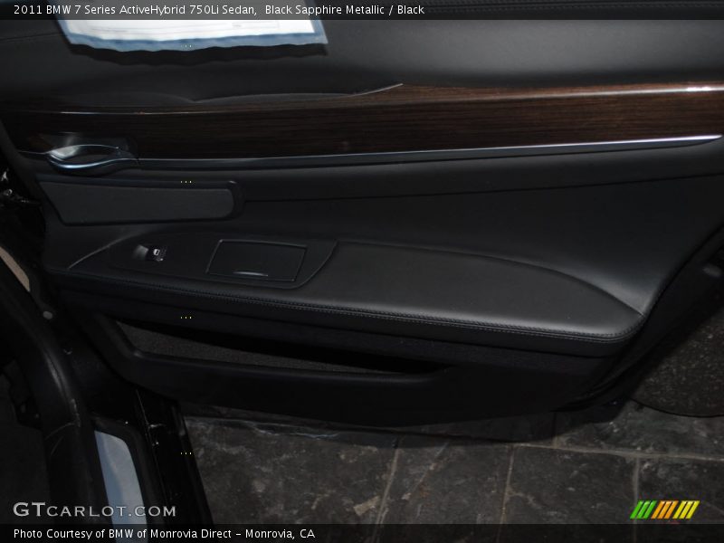 Black Sapphire Metallic / Black 2011 BMW 7 Series ActiveHybrid 750Li Sedan