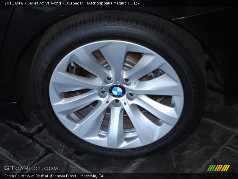  2011 7 Series ActiveHybrid 750Li Sedan Wheel