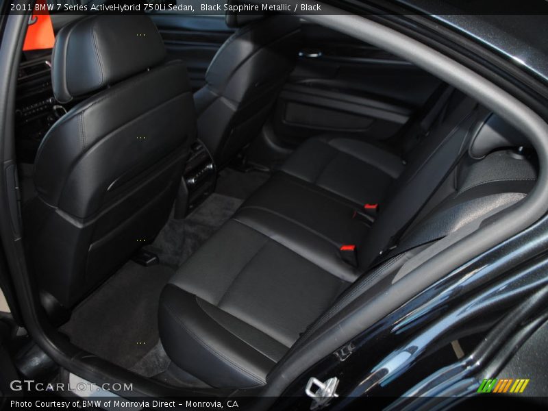 Black Sapphire Metallic / Black 2011 BMW 7 Series ActiveHybrid 750Li Sedan