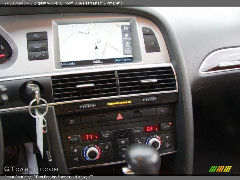 Night Blue Pearl Effect / Amaretto 2008 Audi A6 3.2 quattro Avant