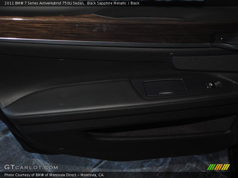 Black Sapphire Metallic / Black 2011 BMW 7 Series ActiveHybrid 750Li Sedan