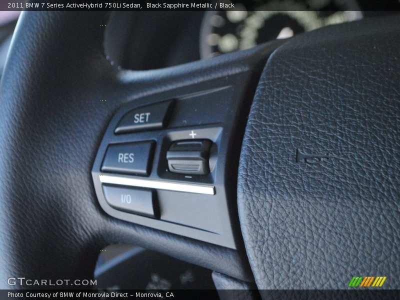 Black Sapphire Metallic / Black 2011 BMW 7 Series ActiveHybrid 750Li Sedan