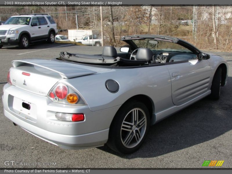 Sterling Silver Metallic / Midnight 2003 Mitsubishi Eclipse Spyder GTS