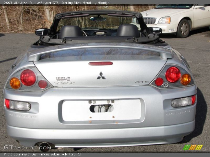 Sterling Silver Metallic / Midnight 2003 Mitsubishi Eclipse Spyder GTS