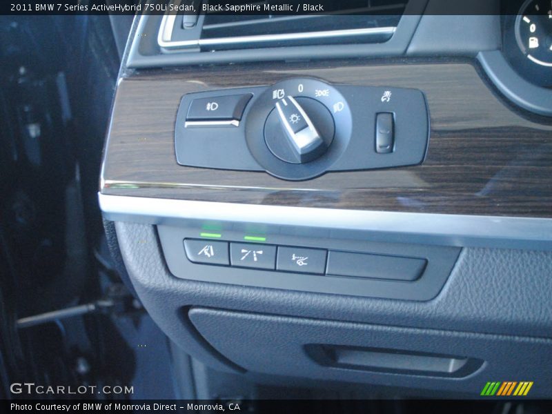 Black Sapphire Metallic / Black 2011 BMW 7 Series ActiveHybrid 750Li Sedan