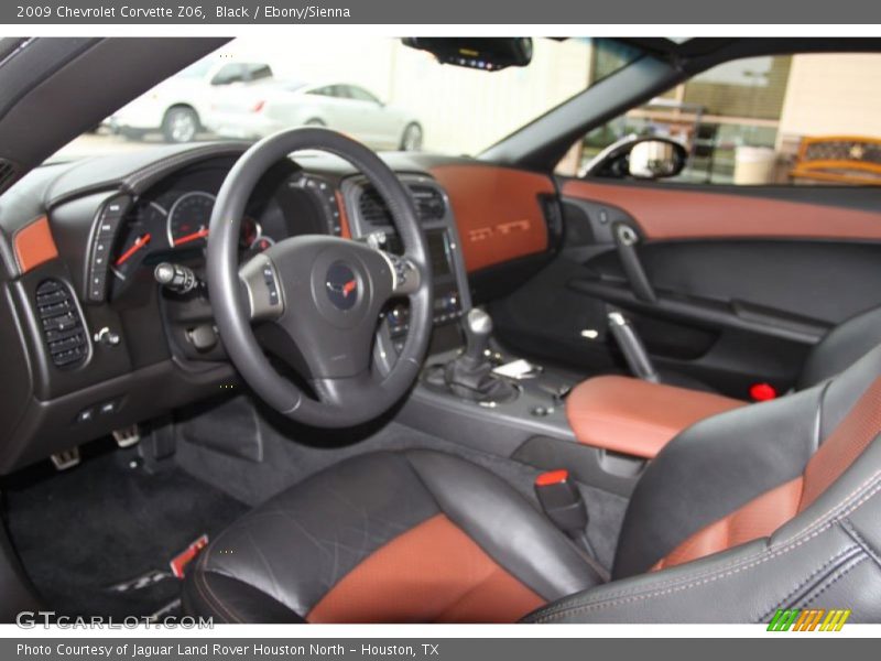  2009 Corvette Z06 Ebony/Sienna Interior