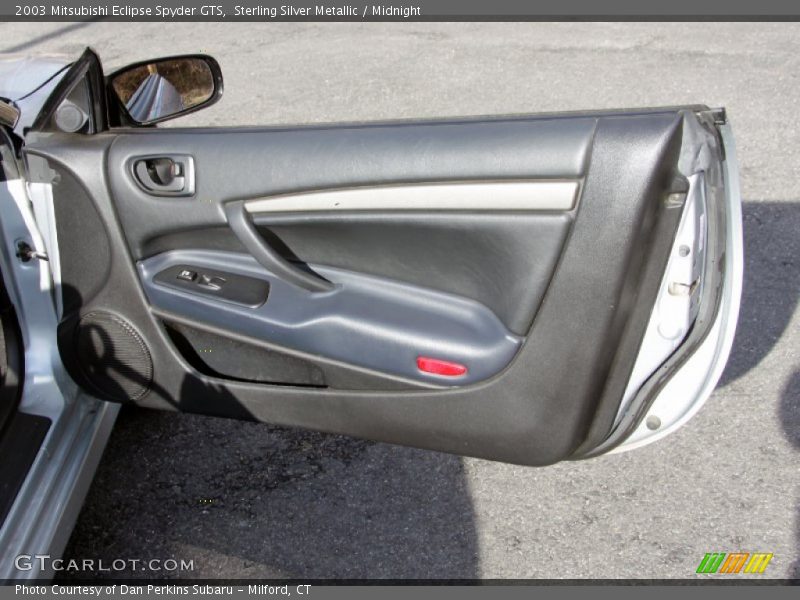 Sterling Silver Metallic / Midnight 2003 Mitsubishi Eclipse Spyder GTS