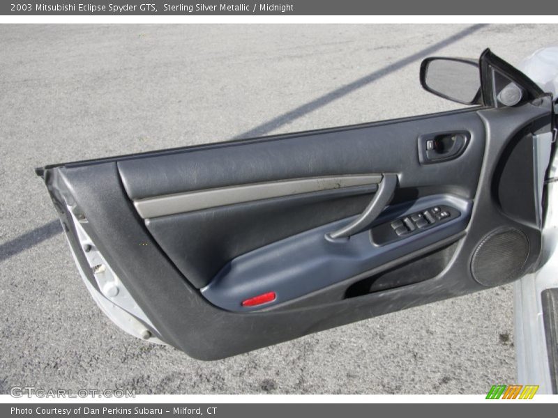 Sterling Silver Metallic / Midnight 2003 Mitsubishi Eclipse Spyder GTS