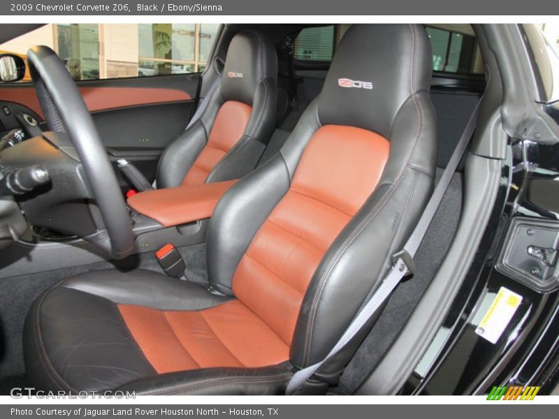  2009 Corvette Z06 Ebony/Sienna Interior