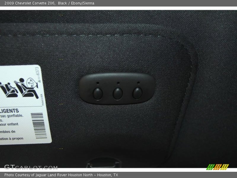 Black / Ebony/Sienna 2009 Chevrolet Corvette Z06