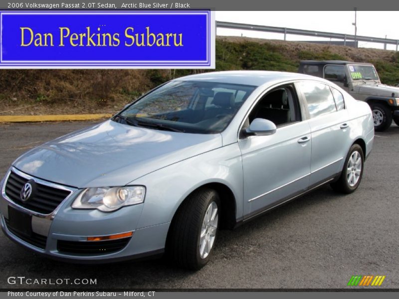 Arctic Blue Silver / Black 2006 Volkswagen Passat 2.0T Sedan