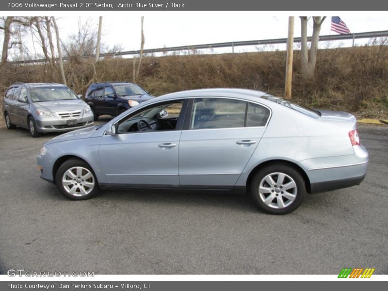 Arctic Blue Silver / Black 2006 Volkswagen Passat 2.0T Sedan