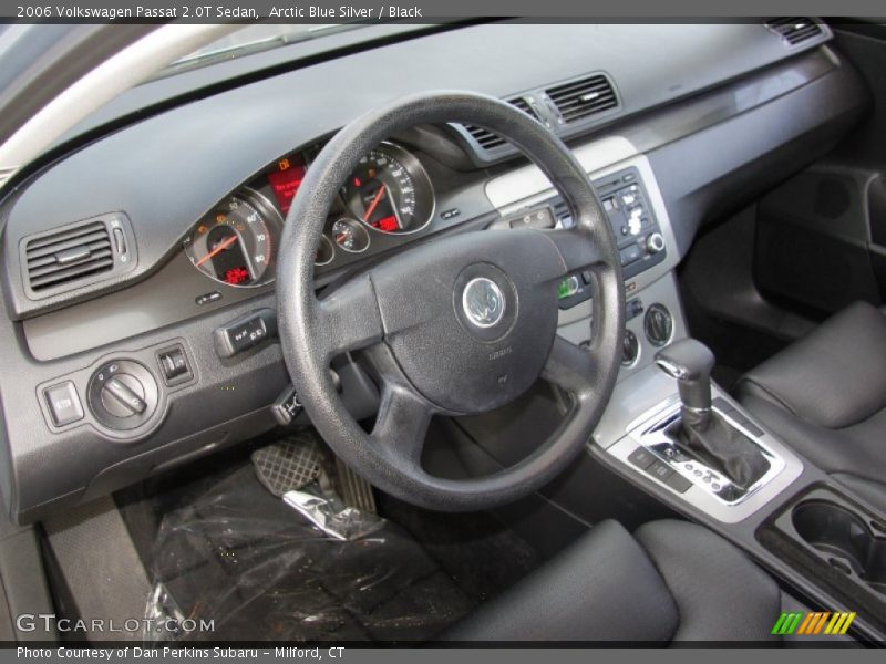 Arctic Blue Silver / Black 2006 Volkswagen Passat 2.0T Sedan