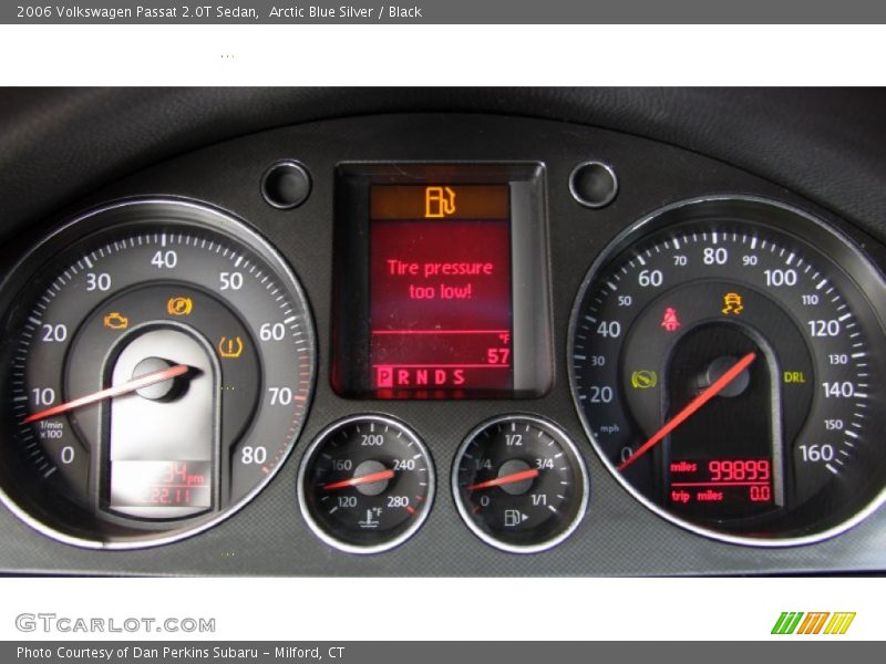 Arctic Blue Silver / Black 2006 Volkswagen Passat 2.0T Sedan