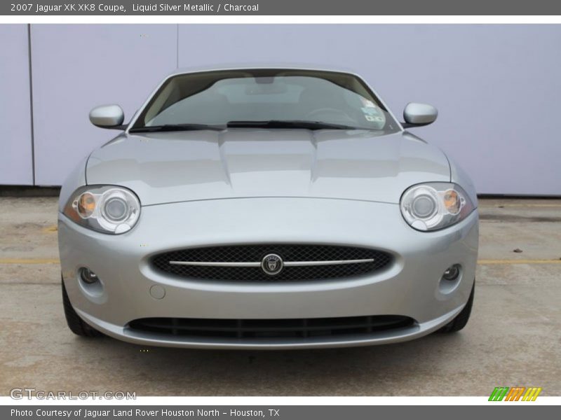 Liquid Silver Metallic / Charcoal 2007 Jaguar XK XK8 Coupe