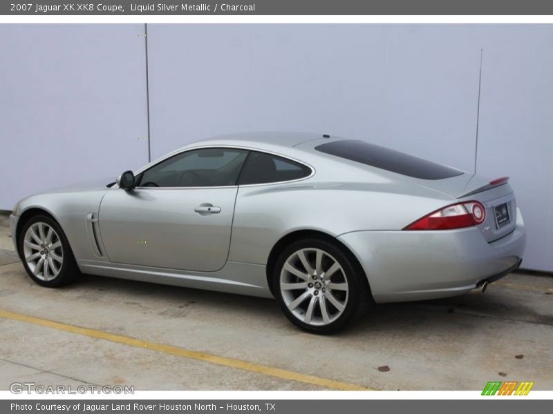 Liquid Silver Metallic / Charcoal 2007 Jaguar XK XK8 Coupe