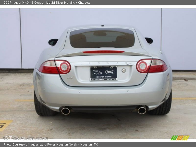 Liquid Silver Metallic / Charcoal 2007 Jaguar XK XK8 Coupe