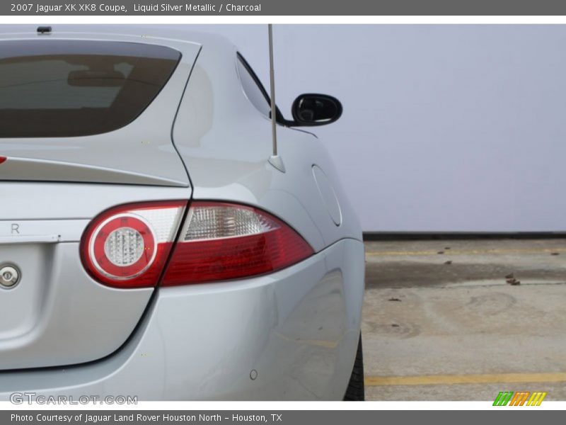 Liquid Silver Metallic / Charcoal 2007 Jaguar XK XK8 Coupe