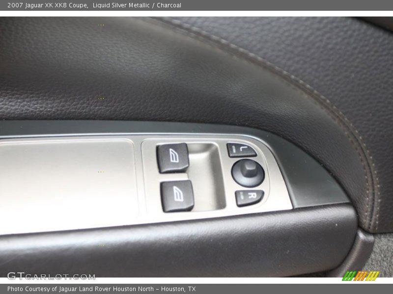 Liquid Silver Metallic / Charcoal 2007 Jaguar XK XK8 Coupe