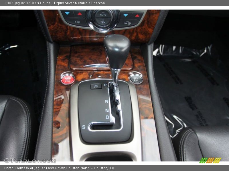 Liquid Silver Metallic / Charcoal 2007 Jaguar XK XK8 Coupe