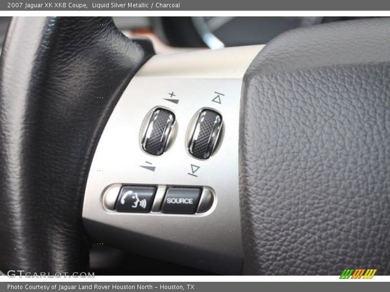 Liquid Silver Metallic / Charcoal 2007 Jaguar XK XK8 Coupe