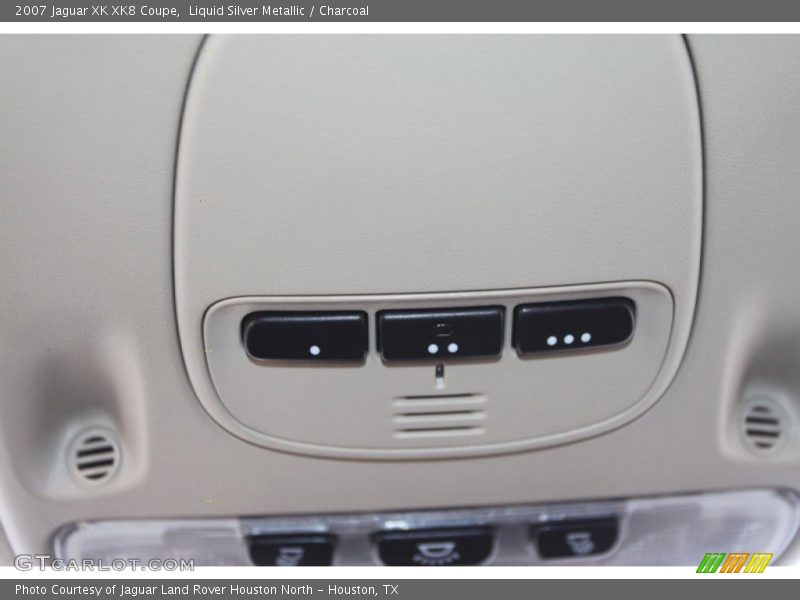 Liquid Silver Metallic / Charcoal 2007 Jaguar XK XK8 Coupe