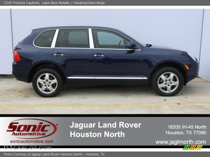 Lapis Blue Metallic / Havanna/Sand Beige 2005 Porsche Cayenne