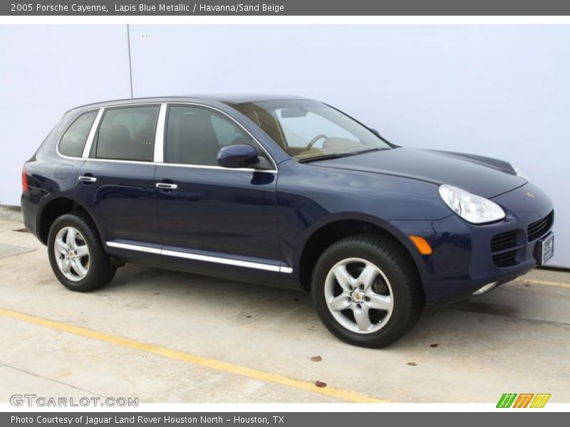 Lapis Blue Metallic / Havanna/Sand Beige 2005 Porsche Cayenne