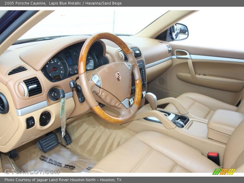 Lapis Blue Metallic / Havanna/Sand Beige 2005 Porsche Cayenne