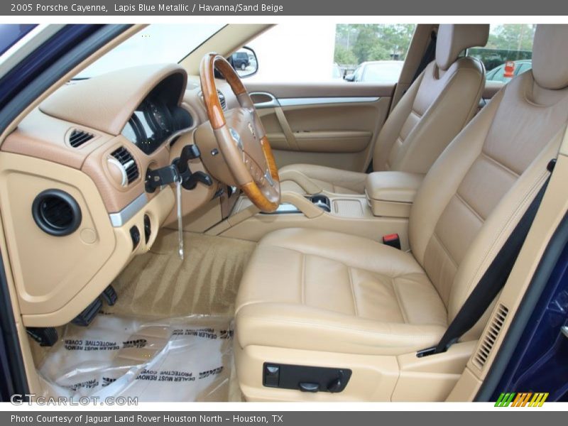 Lapis Blue Metallic / Havanna/Sand Beige 2005 Porsche Cayenne