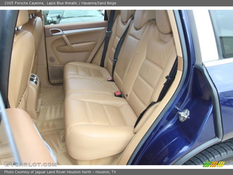 Lapis Blue Metallic / Havanna/Sand Beige 2005 Porsche Cayenne