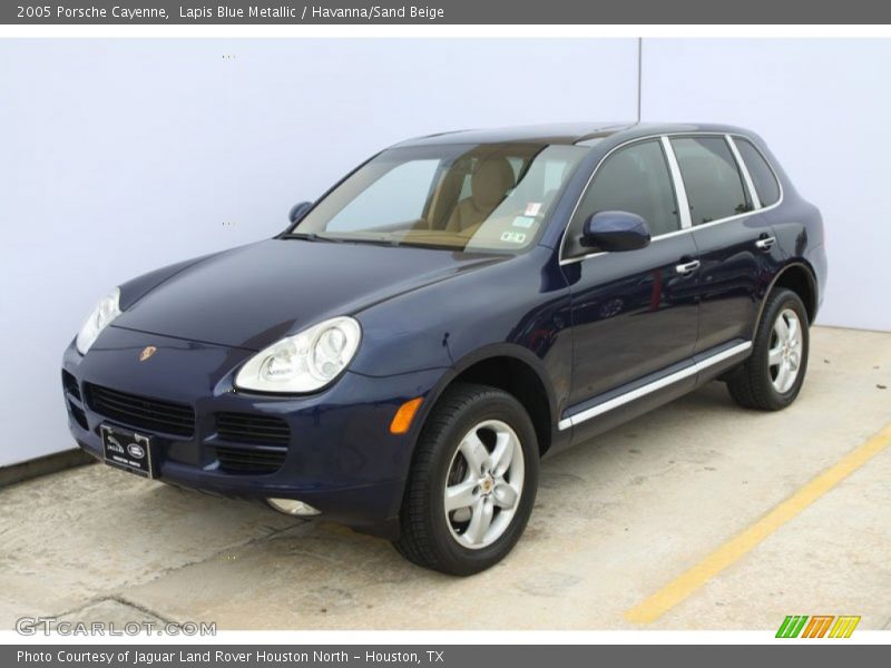 Lapis Blue Metallic / Havanna/Sand Beige 2005 Porsche Cayenne