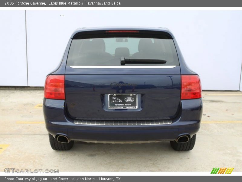 Lapis Blue Metallic / Havanna/Sand Beige 2005 Porsche Cayenne