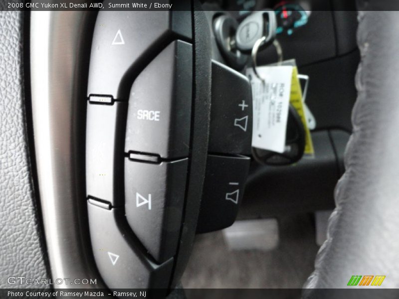 Summit White / Ebony 2008 GMC Yukon XL Denali AWD