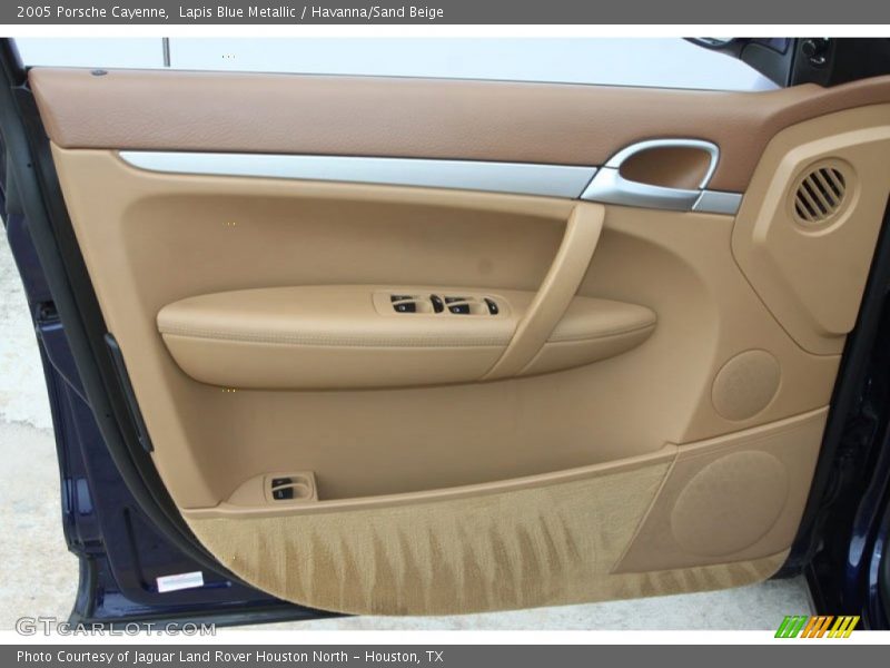 Lapis Blue Metallic / Havanna/Sand Beige 2005 Porsche Cayenne