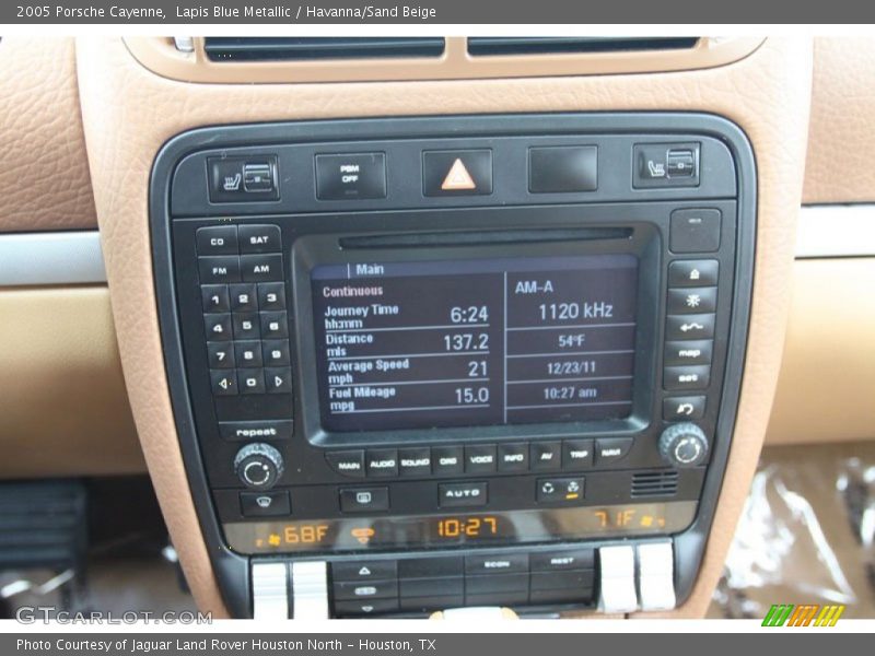 Lapis Blue Metallic / Havanna/Sand Beige 2005 Porsche Cayenne