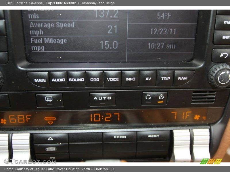 Lapis Blue Metallic / Havanna/Sand Beige 2005 Porsche Cayenne