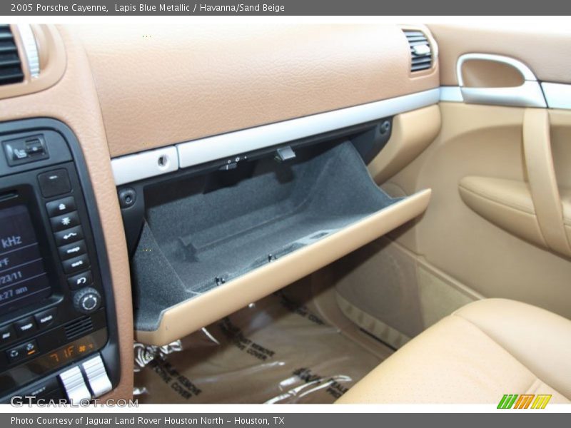 Lapis Blue Metallic / Havanna/Sand Beige 2005 Porsche Cayenne