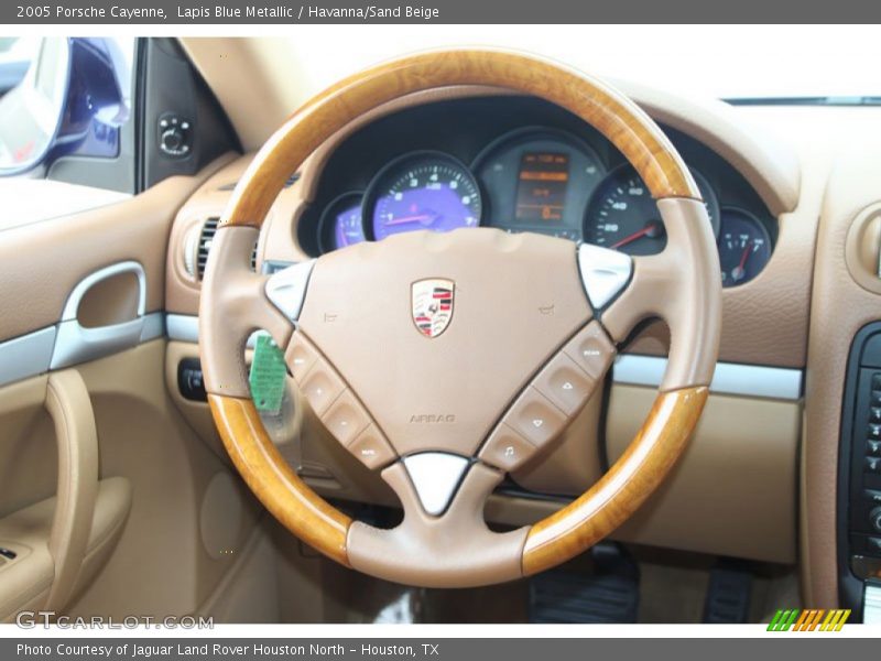 Lapis Blue Metallic / Havanna/Sand Beige 2005 Porsche Cayenne