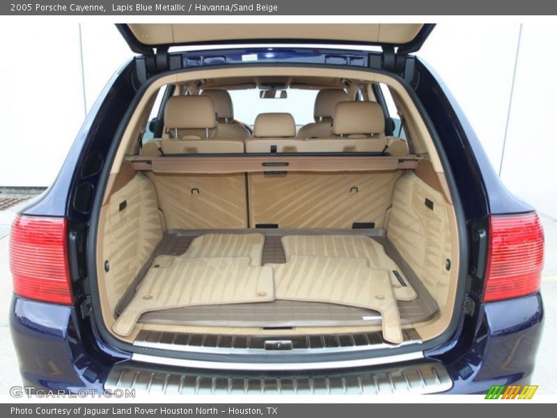 Lapis Blue Metallic / Havanna/Sand Beige 2005 Porsche Cayenne