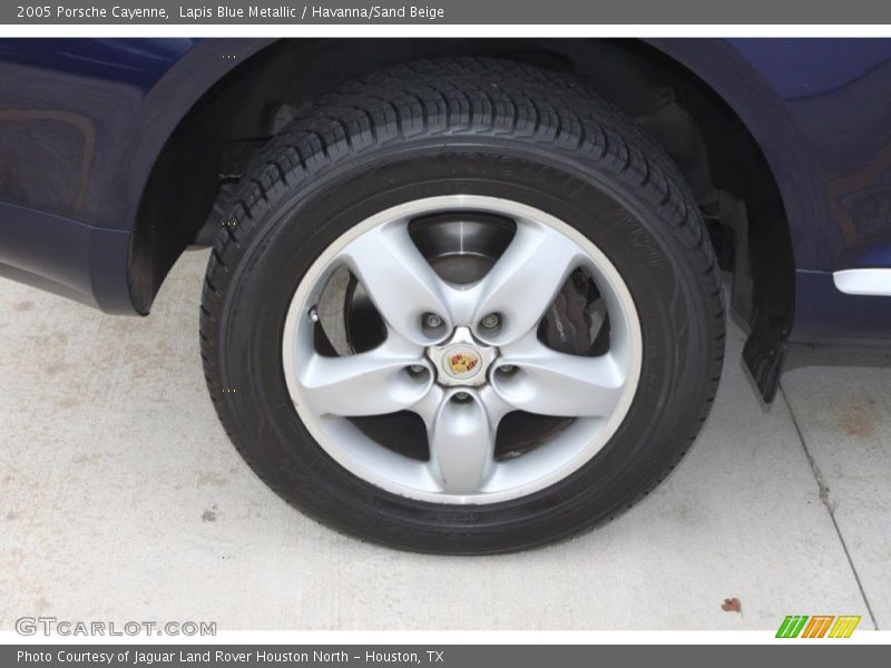 Lapis Blue Metallic / Havanna/Sand Beige 2005 Porsche Cayenne