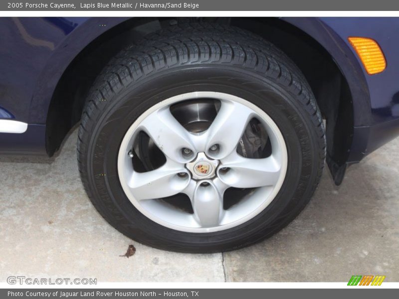 Lapis Blue Metallic / Havanna/Sand Beige 2005 Porsche Cayenne