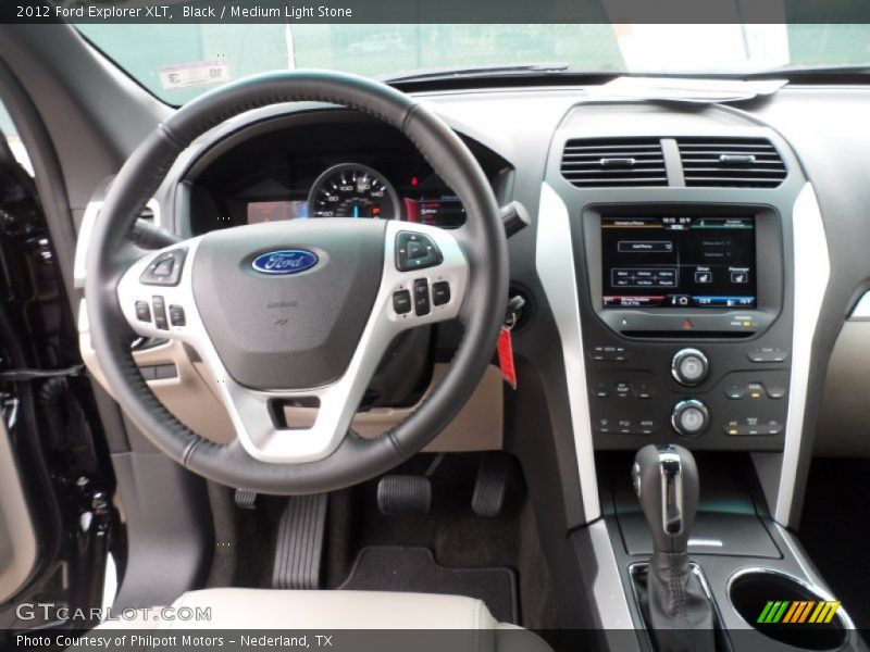Dashboard of 2012 Explorer XLT