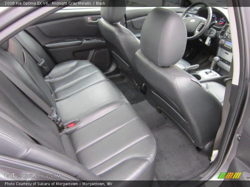 Midnight Gray Metallic / Black 2008 Kia Optima EX V6